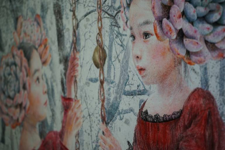 Original Fine Art People Painting by Seungeun Suh