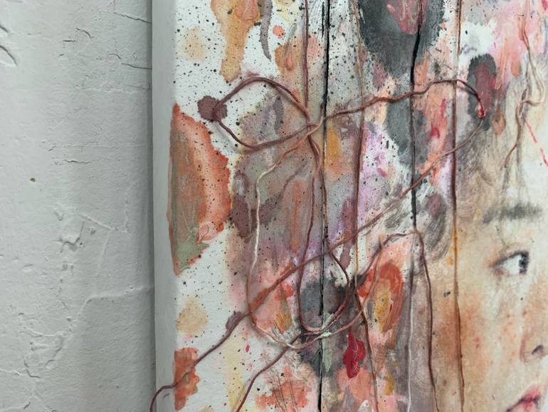 Original Abstract Expressionism Women Painting by Seungeun Suh