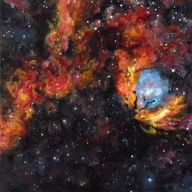 Saatchi Art Artist Ana Vizcarra Rankin; Paintings, “Tulip Nebula” #art