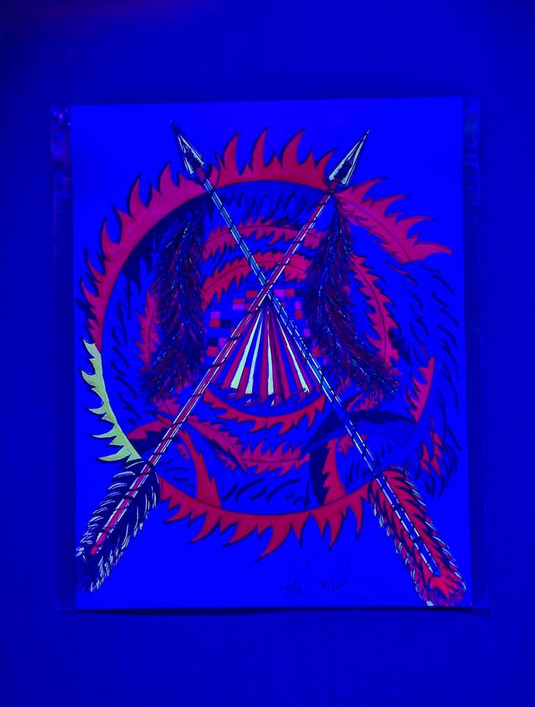 Original Geometric Abstract Drawing by Anthony Richison