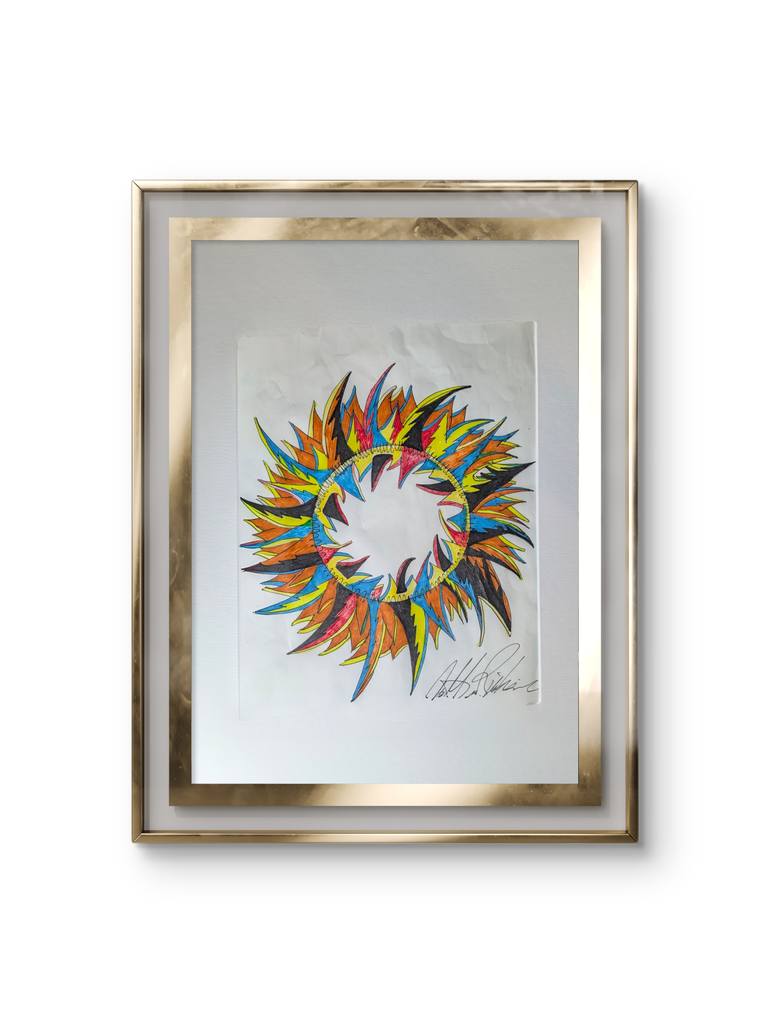 Original Geometric Abstract Drawing by Anthony Richison
