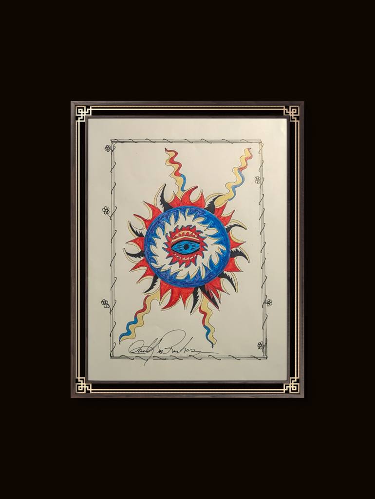 Original Geometric Abstract Drawing by Anthony Richison