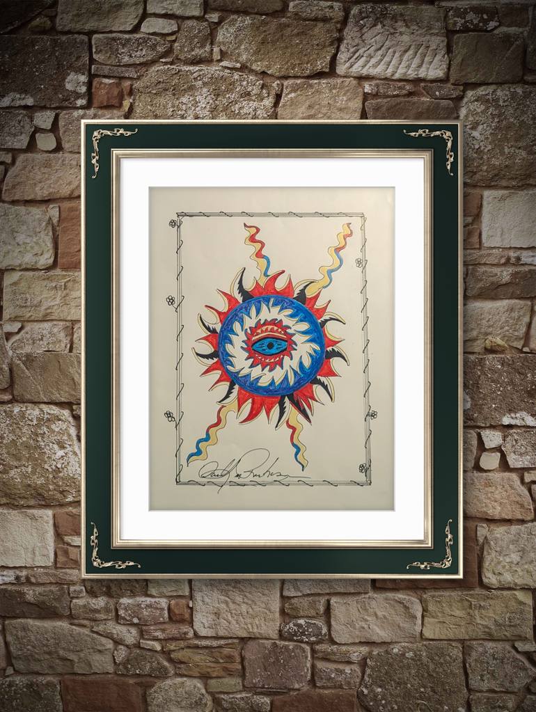 Original Geometric Abstract Drawing by Anthony Richison
