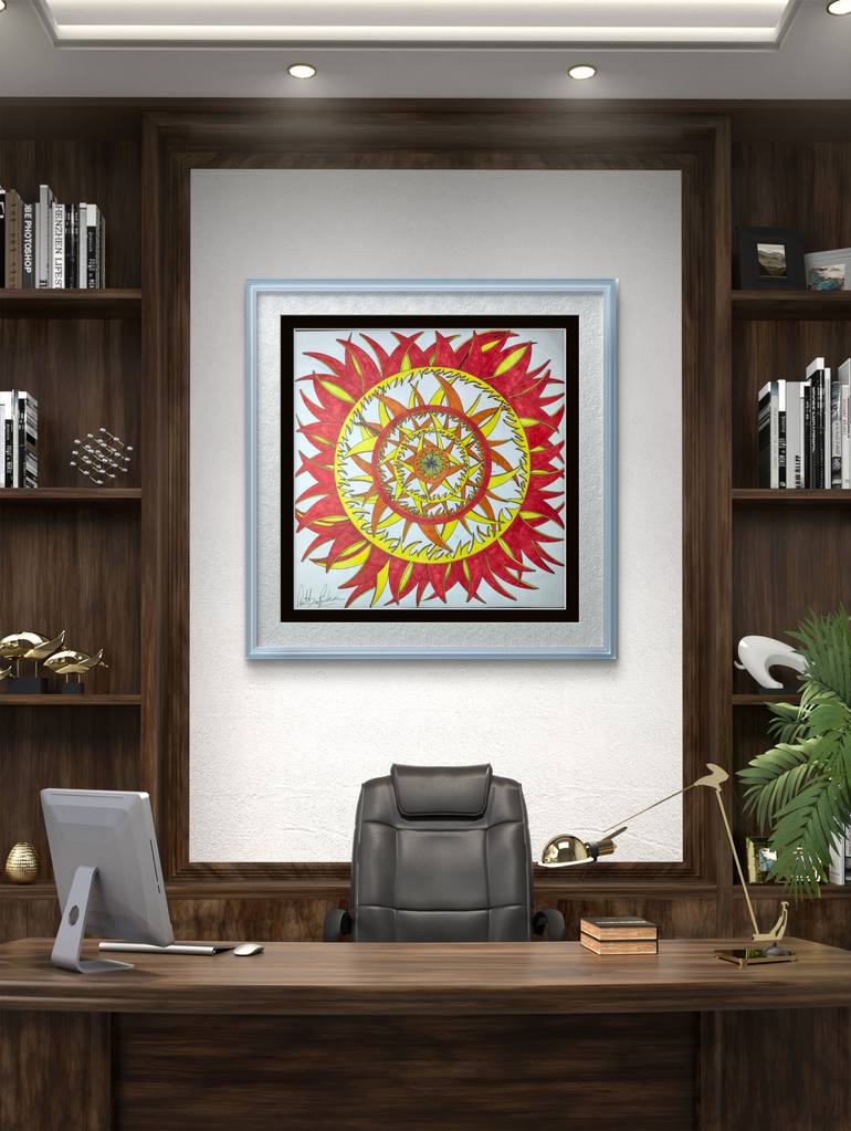 Original Geometric Abstract Drawing by Anthony Richison