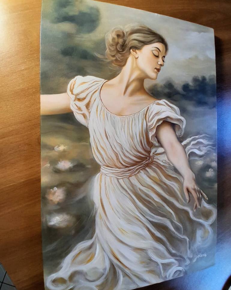 Original Contemporary Women Painting by Aen Solarie