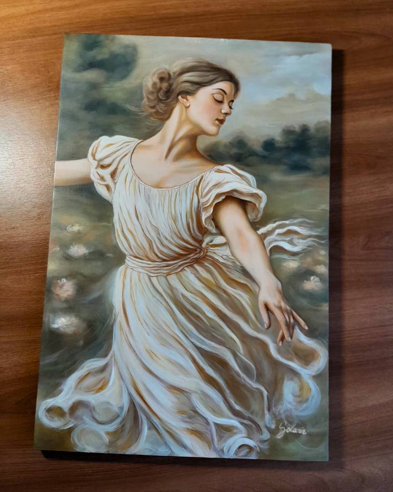 Original Contemporary Women Painting by Aen Solarie