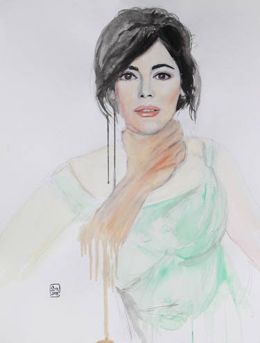 Print of Figurative Celebrity Paintings by Sonia Stewart