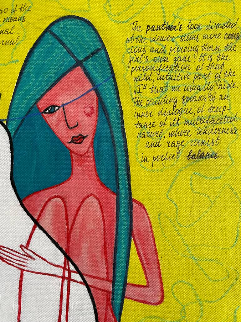 Original Expressionism Animal Painting by Elena Tananaeva