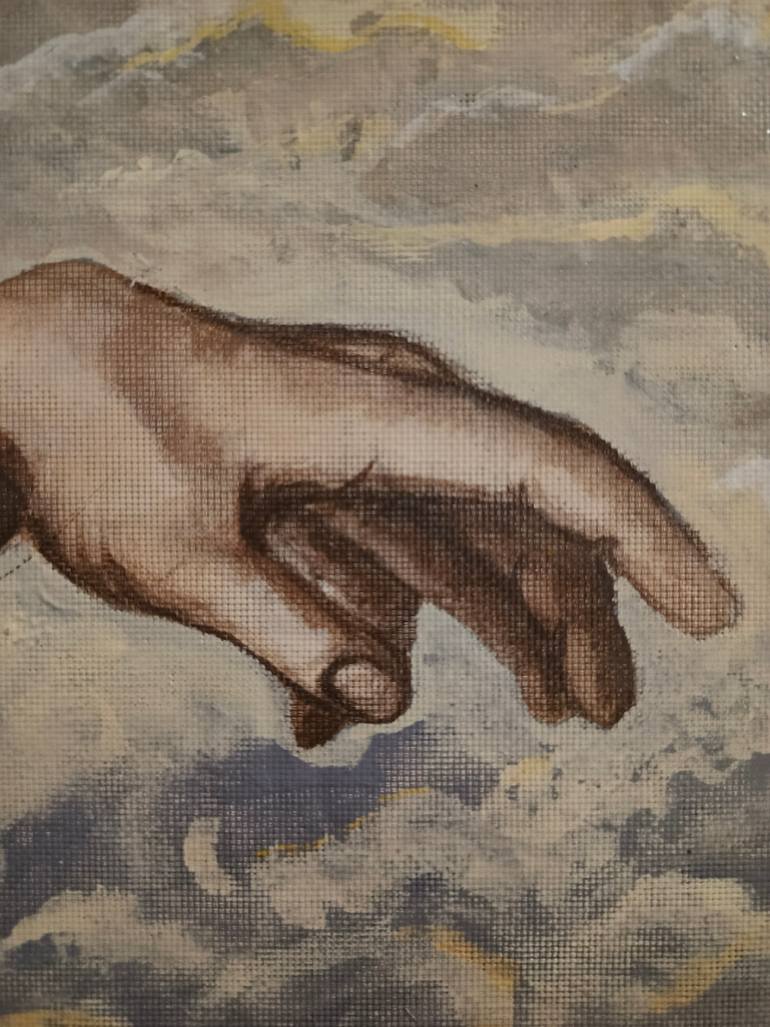 Original Realism Religion Painting by Puji Tri Purnama