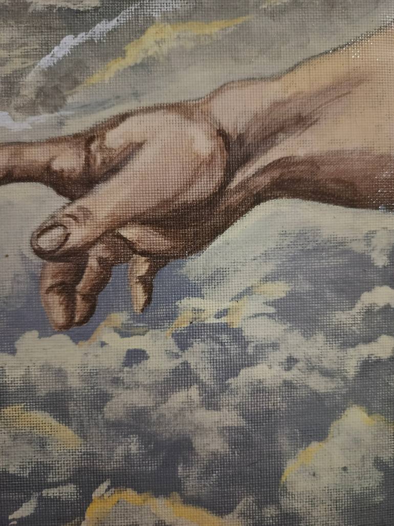Original Realism Religion Painting by Puji Tri Purnama