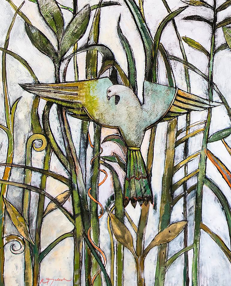 Original Conceptual Garden Printmaking by Robert Malcolm