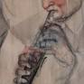 A man with the clarinet, Magdalena Modric, 2025