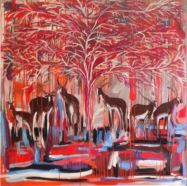 Print of Abstract Expressionism Animal Paintings by Silvia Rossi