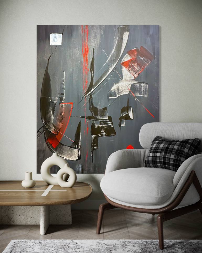 Original Abstract Painting by Nazi Darkhor