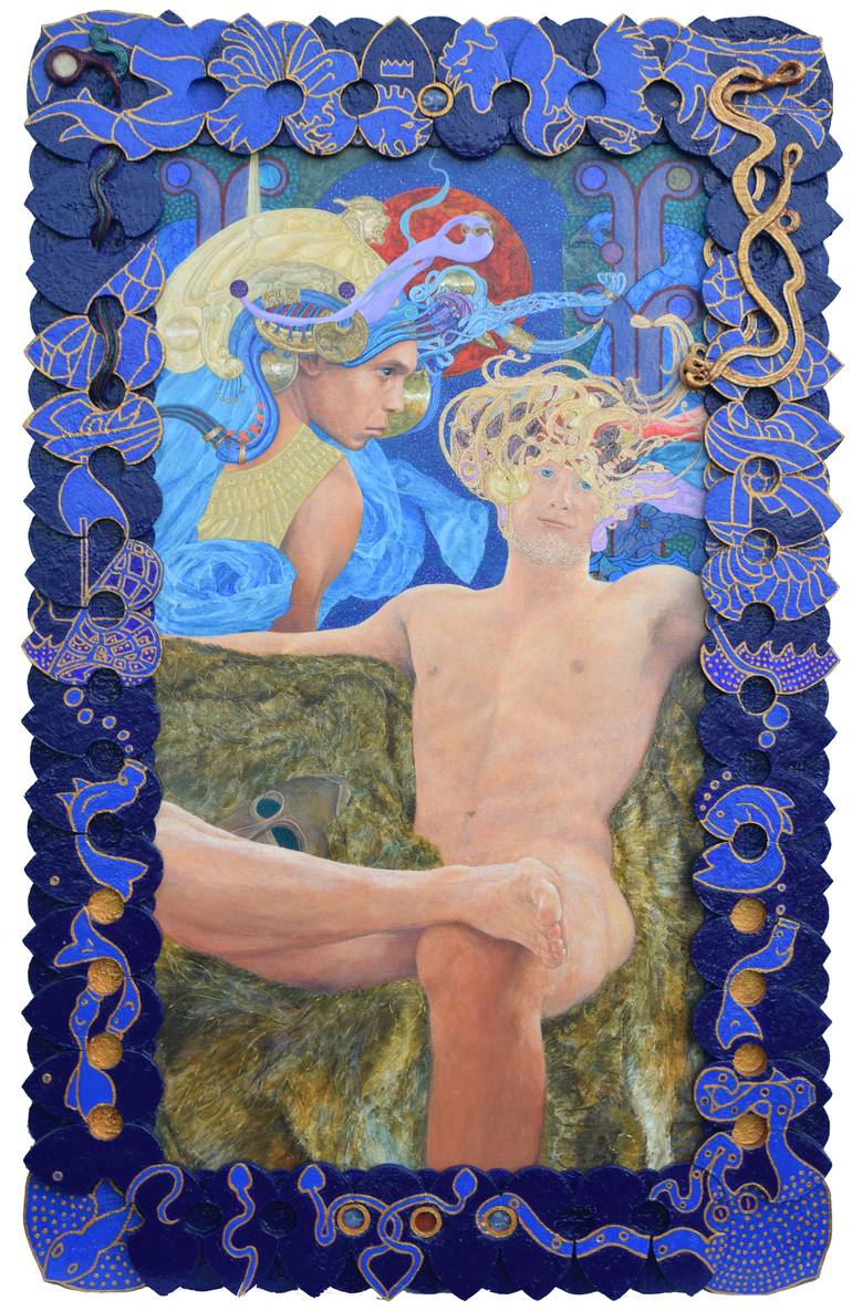 achilles and the ambassador of agamemnon Original Painting by philip palmer
