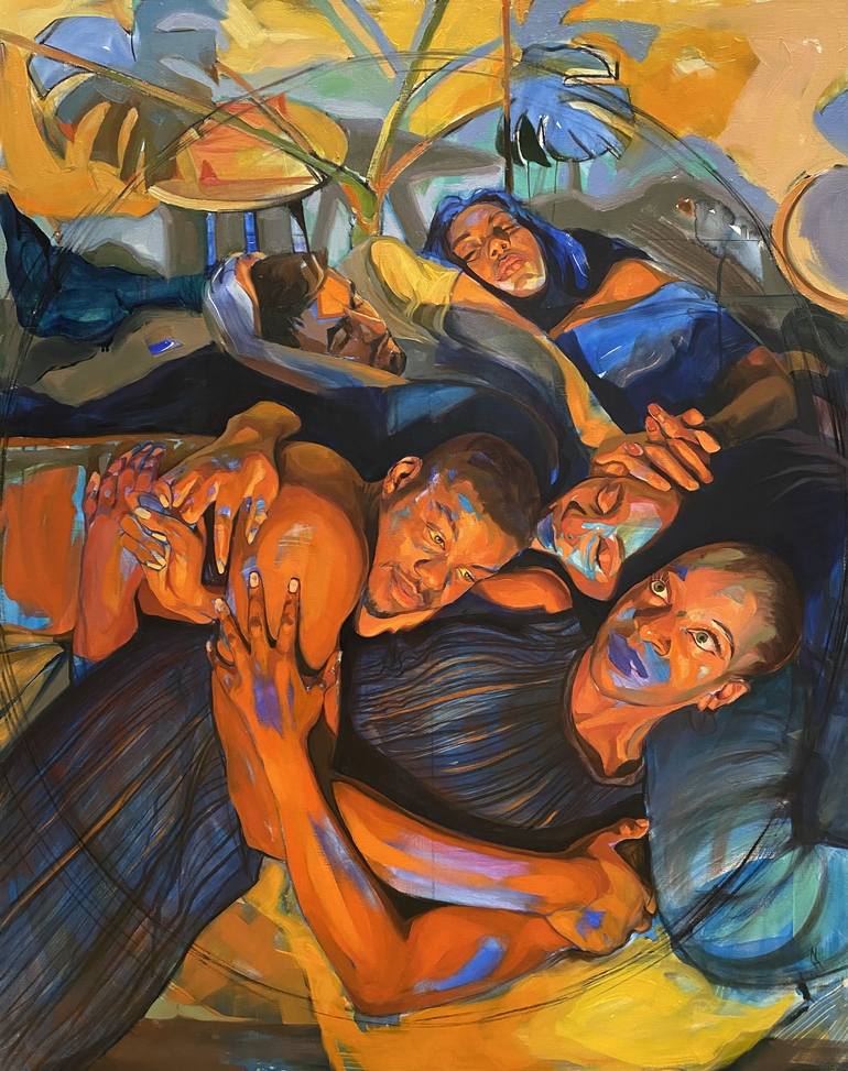 Print of Abstract Expressionism Body Paintings by Naila Hazell