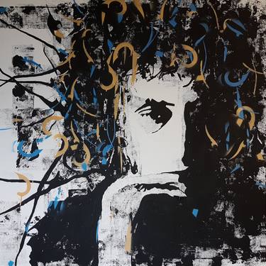 Original Abstract Expressionism Pop Culture/Celebrity Paintings by Paul Lovering