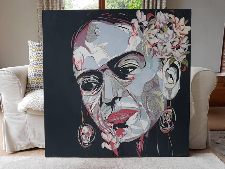 Original Portraiture Portrait Mixed Media by Paul Lovering