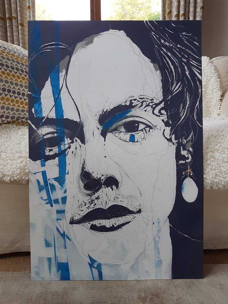 Original Portraiture Pop Culture/Celebrity Painting by Paul Lovering