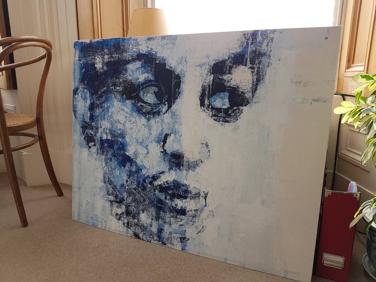 Original Expressionism Portrait Painting by Paul Lovering