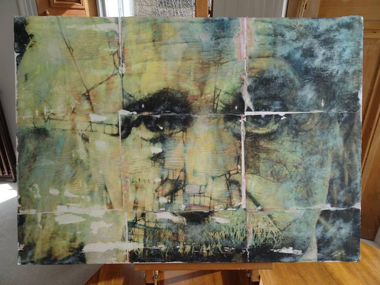 Original Abstract People Collage by Paul Lovering