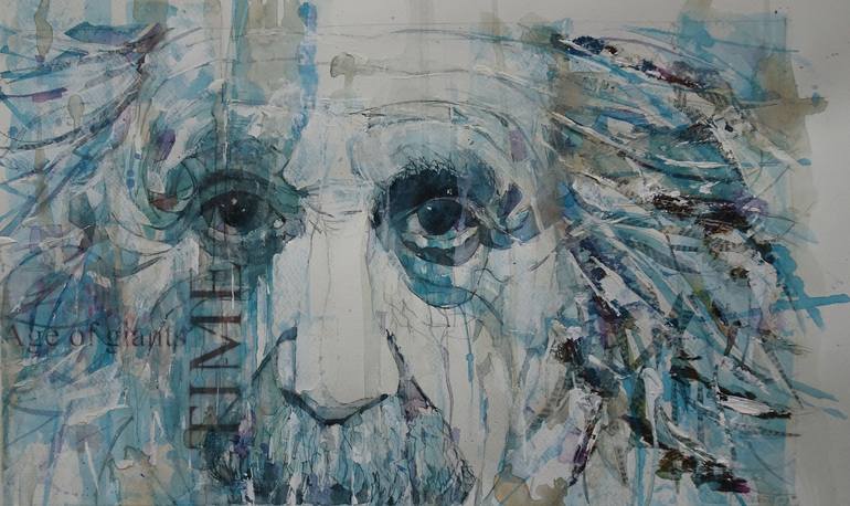 Original Abstract Portrait Painting by Paul Lovering