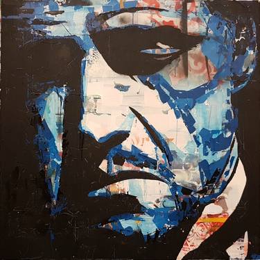 Original Abstract Portrait Paintings by Paul Lovering