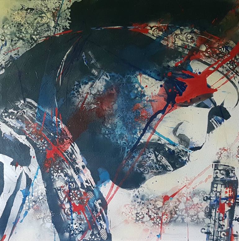 Print of Abstract Expressionism Pop Culture/Celebrity Paintings by Paul Lovering