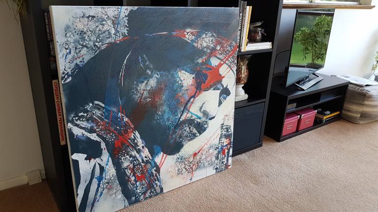 Original Abstract Expressionism Pop Culture/Celebrity Painting by Paul Lovering