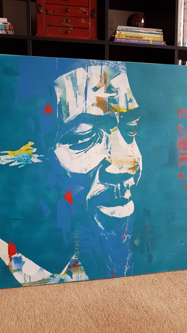 Original Abstract Expressionism People Painting by Paul Lovering