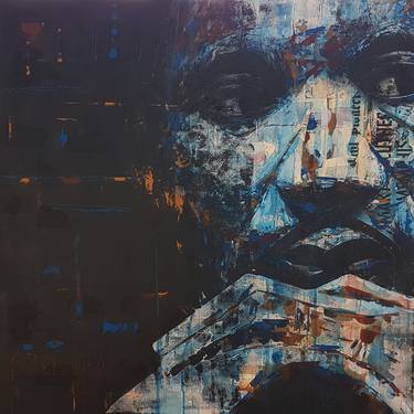 Original Expressionism Portrait Paintings by Paul Lovering