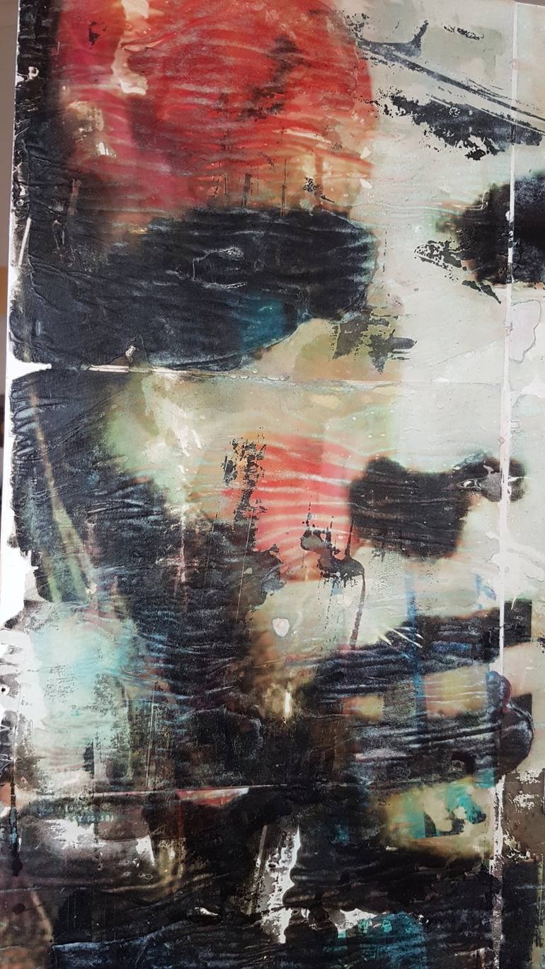 Original Abstract Expressionism Pop Culture/Celebrity Mixed Media by Paul Lovering