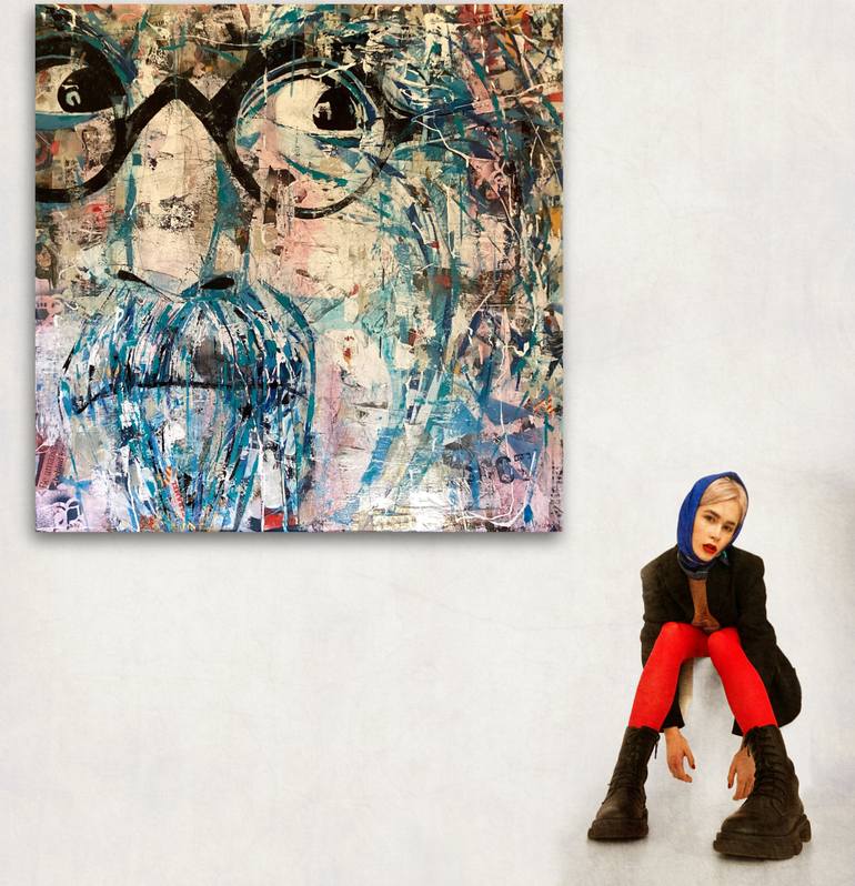 Original Modernism Abstract Painting by Paul Lovering
