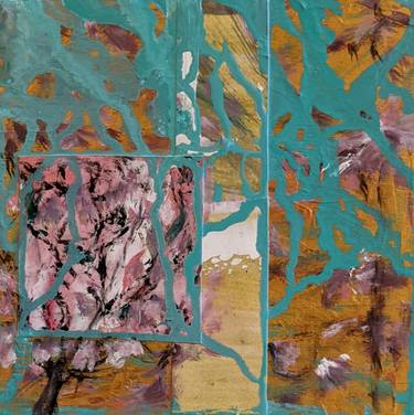 Original Abstract Collage by Dianna Burns