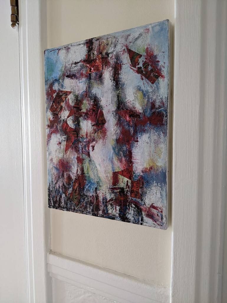 Original Abstract Collage by Dianna Burns