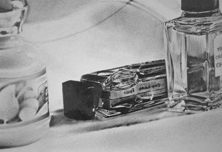 Original Realism Still Life Drawing by Gianna Toenz
