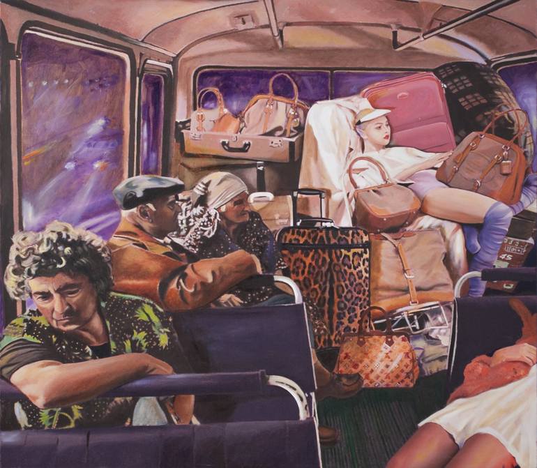 Print of Fine Art People Paintings by Claudio Di Carlo