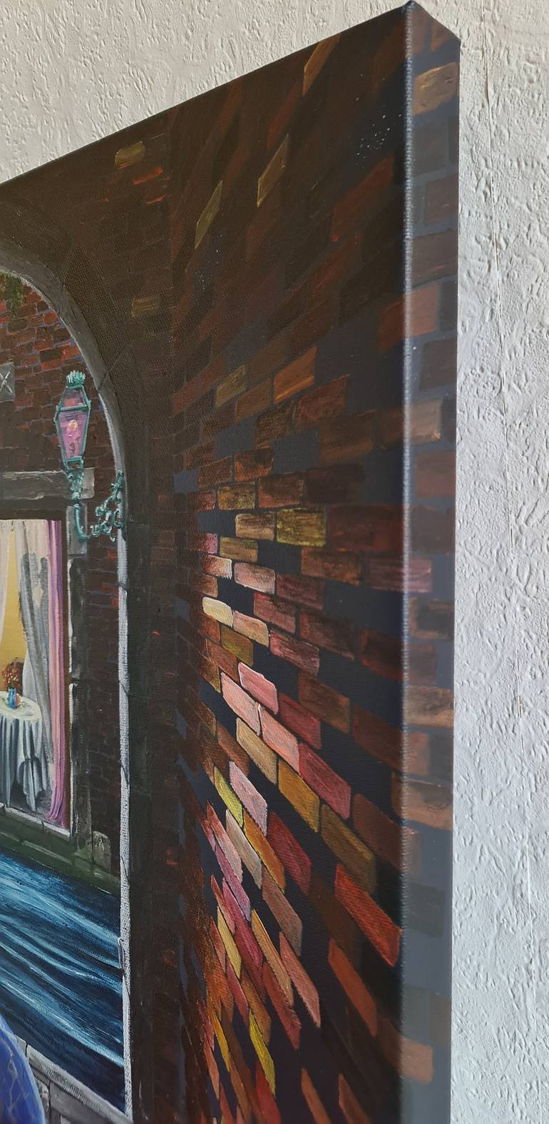 Original Surrealism Architecture Painting by Olivier Lamboray