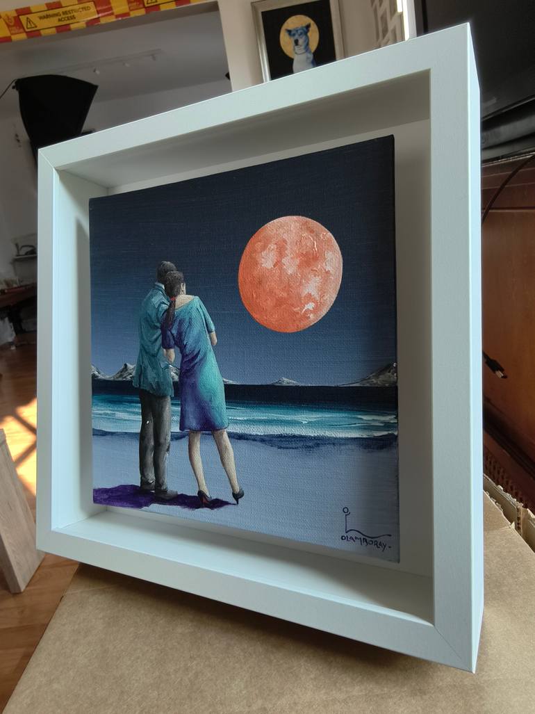 Original Symbolism Love Painting by Olivier Lamboray