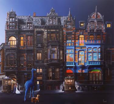 Print of Surrealism Architecture Paintings by Olivier Lamboray