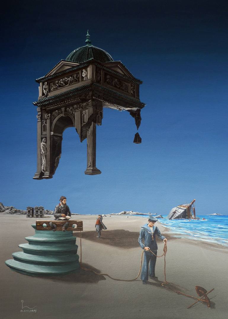 Print of Surrealism Architecture Paintings by Olivier Lamboray