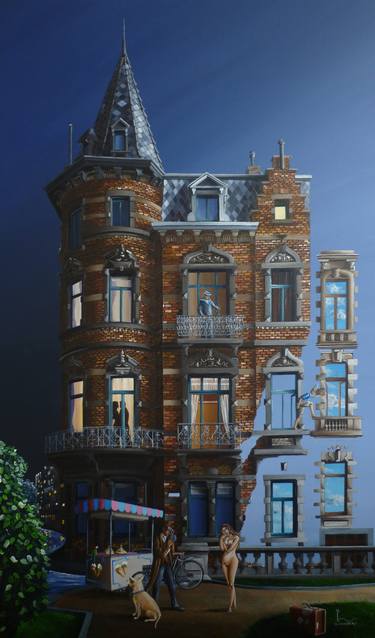 Print of Surrealism Architecture Paintings by Olivier Lamboray