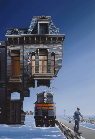 Print of Fine Art Architecture Paintings by Olivier Lamboray