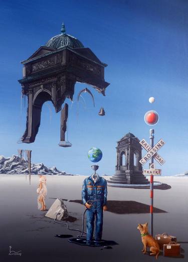 Print of Surrealism Politics Paintings by Olivier Lamboray