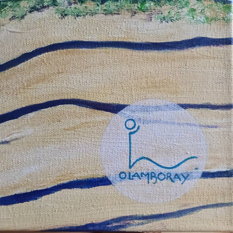 Original Beach Painting by Olivier Lamboray