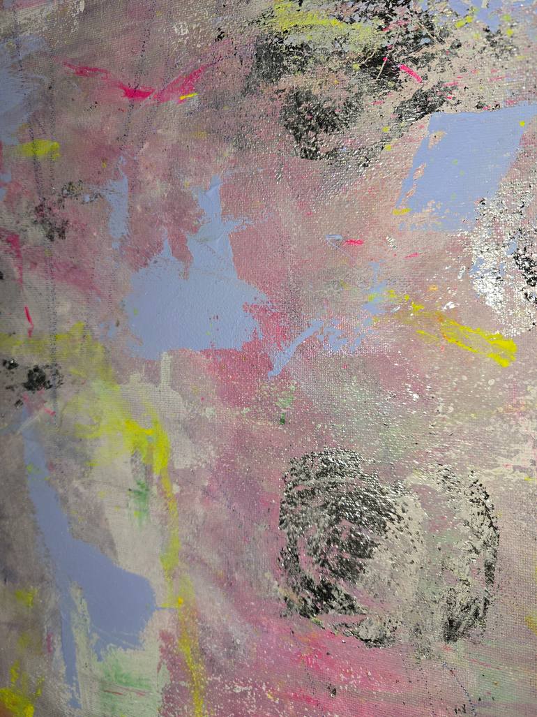 Original Pop Art Abstract Painting by Maria Smith