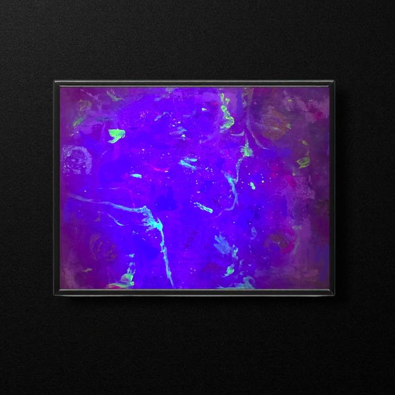 Original Pop Art Abstract Painting by Maria Smith