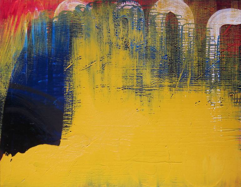 Original Contemporary Abstract Painting by Maria Ma