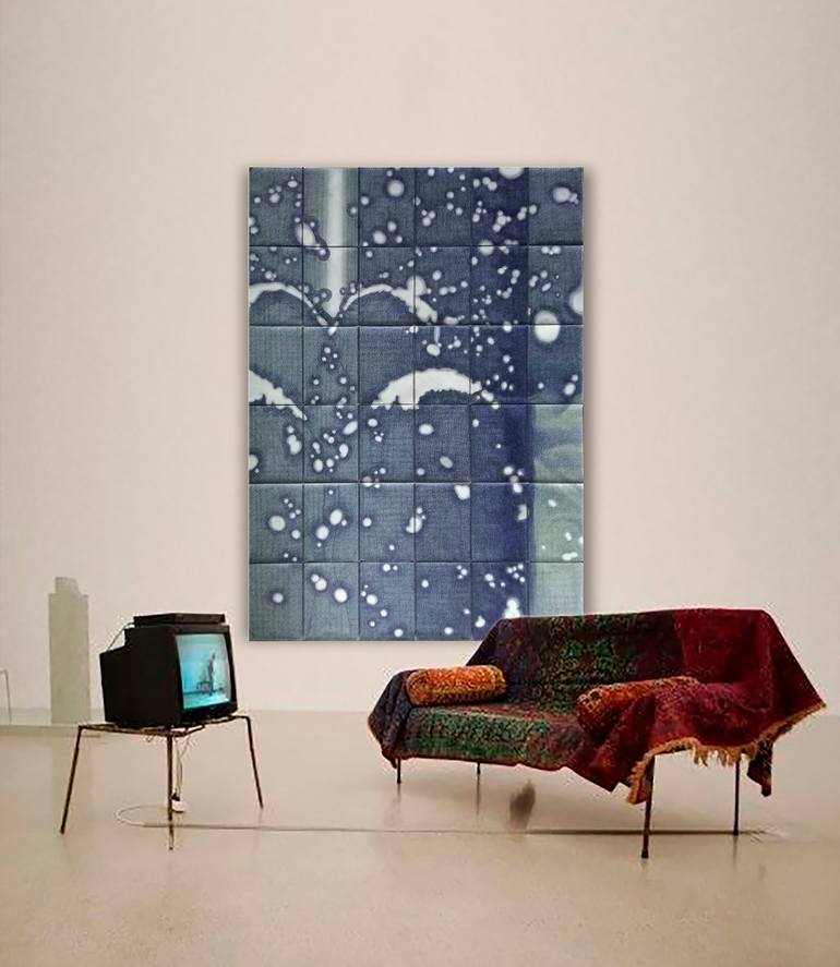 Original Abstract Landscape Drawing by Maria Ma