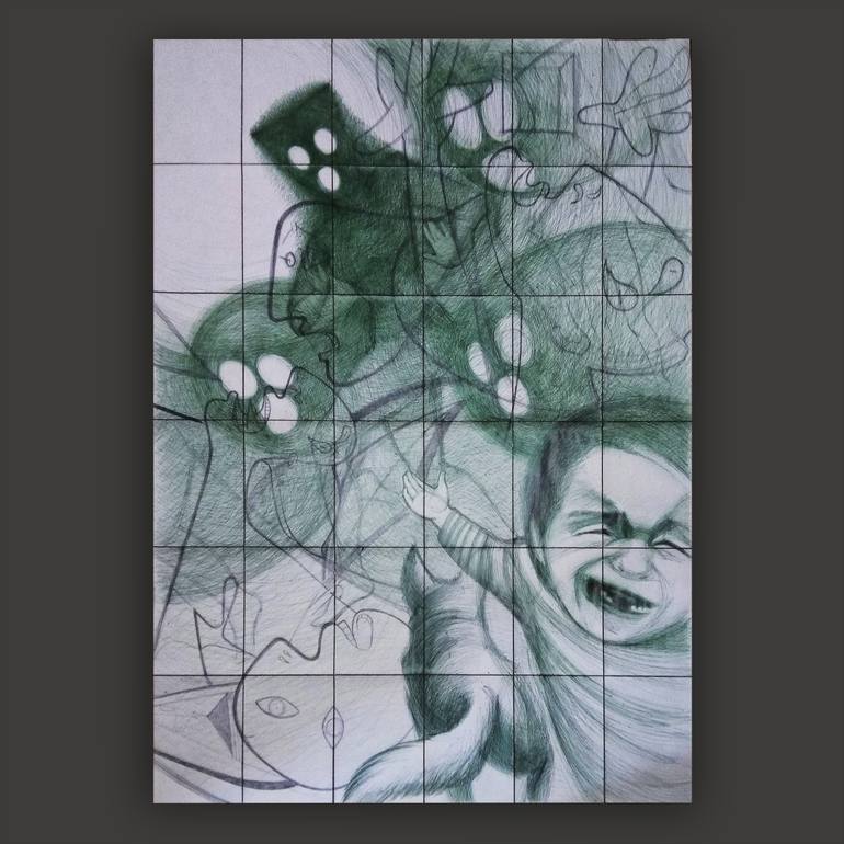 Suicide Drawing by Alexander Vynohradov | Saatchi Art Netherlands